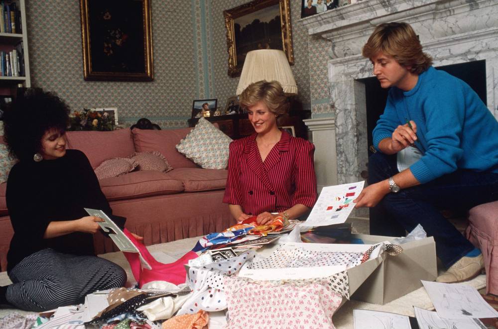 Elizabeth Emanuel, Princess Diana and David Emanuel