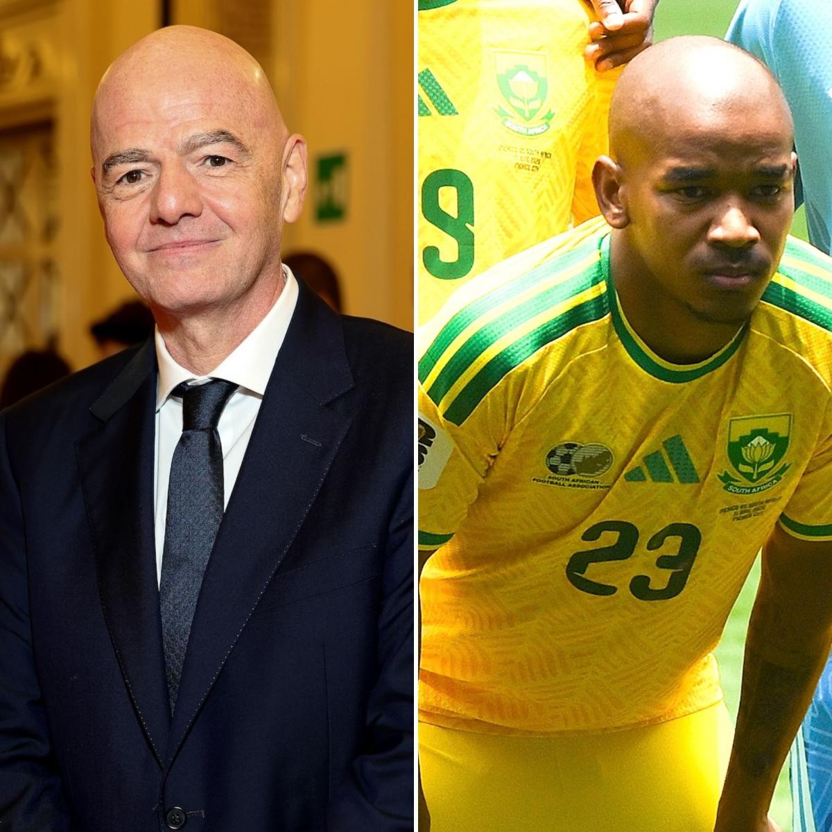 Gianni Infantino FIFA President Incredibly Sad Over South African Soccer Player Jayden Adams Death at Age 25 1