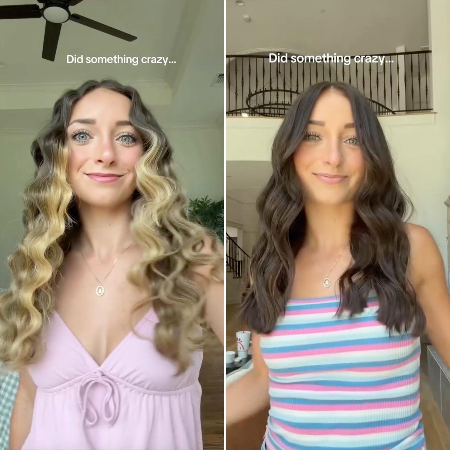 Influencer Brooklyn McKnight Goes Brunette More Celeb Hair Changes