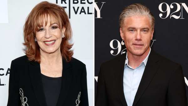 The View's Joy Behar Plants Kiss on Married Guest Anson Mount, Wife Reacts