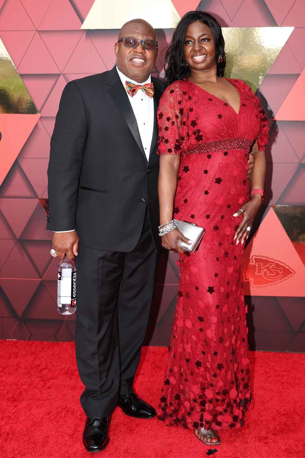 Kansas City Chiefs Eric Bieniemy and wife Mia Shot