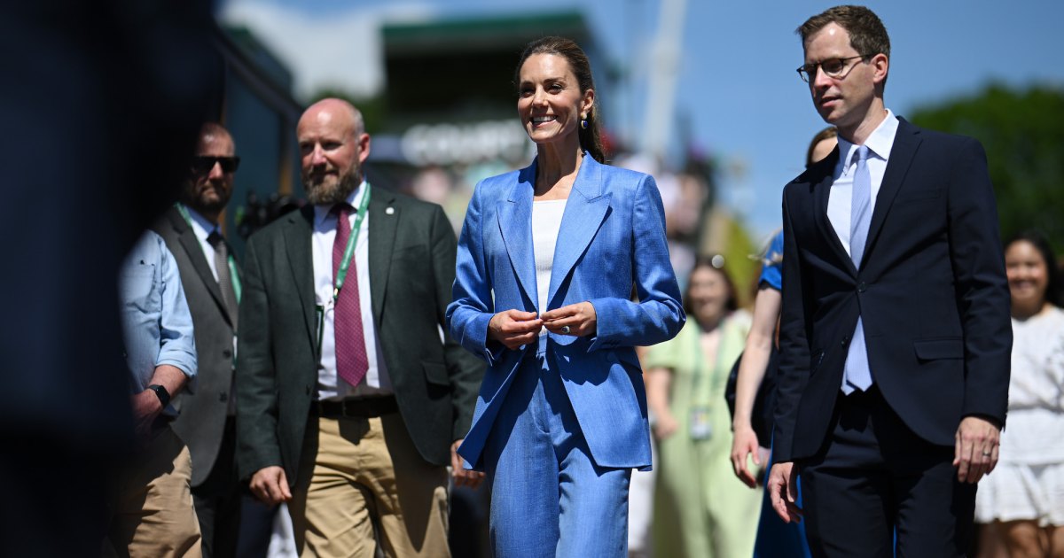 Kate Middleton vai a Wimbledon após o Three Peaks Challenge