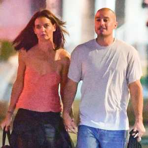 Katie Holmes and Jason Bard Yarmosky Holding Hands