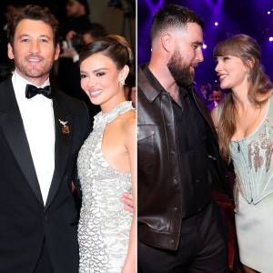 Miles Teller and Keleigh Sperry Teller Miss Taylor Swift and Travis Kelce Wedding After Rumors of Falling Out