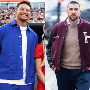 Patrick Mahomes Gushes About Travis Kelces Physical Gifts and Size as Tight End Returns to Practice