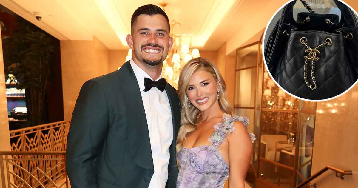 Chiefs WAG Jackie Tranquill Shows Off K Chanel Bag She Won in Raffle at Taylor Swift’s Wedding Chiefs WAG Jackie Tranquill Shows Off K Chanel Bag She Won in Raffle at Taylor Swift’s Wedding