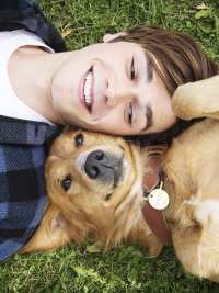 K.J. Apa, Bailey (voice: Josh Gad) in A Dog's Purpose