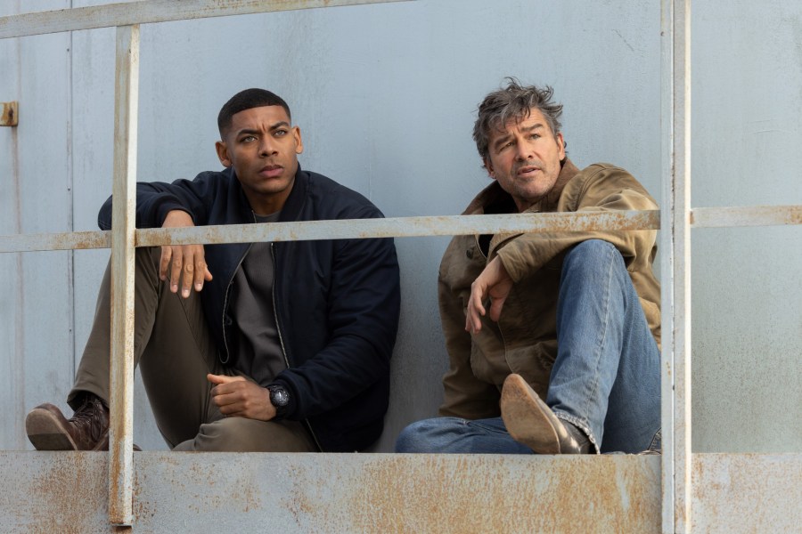 Aaron Pierre and Kyle Chandler in Lanterns