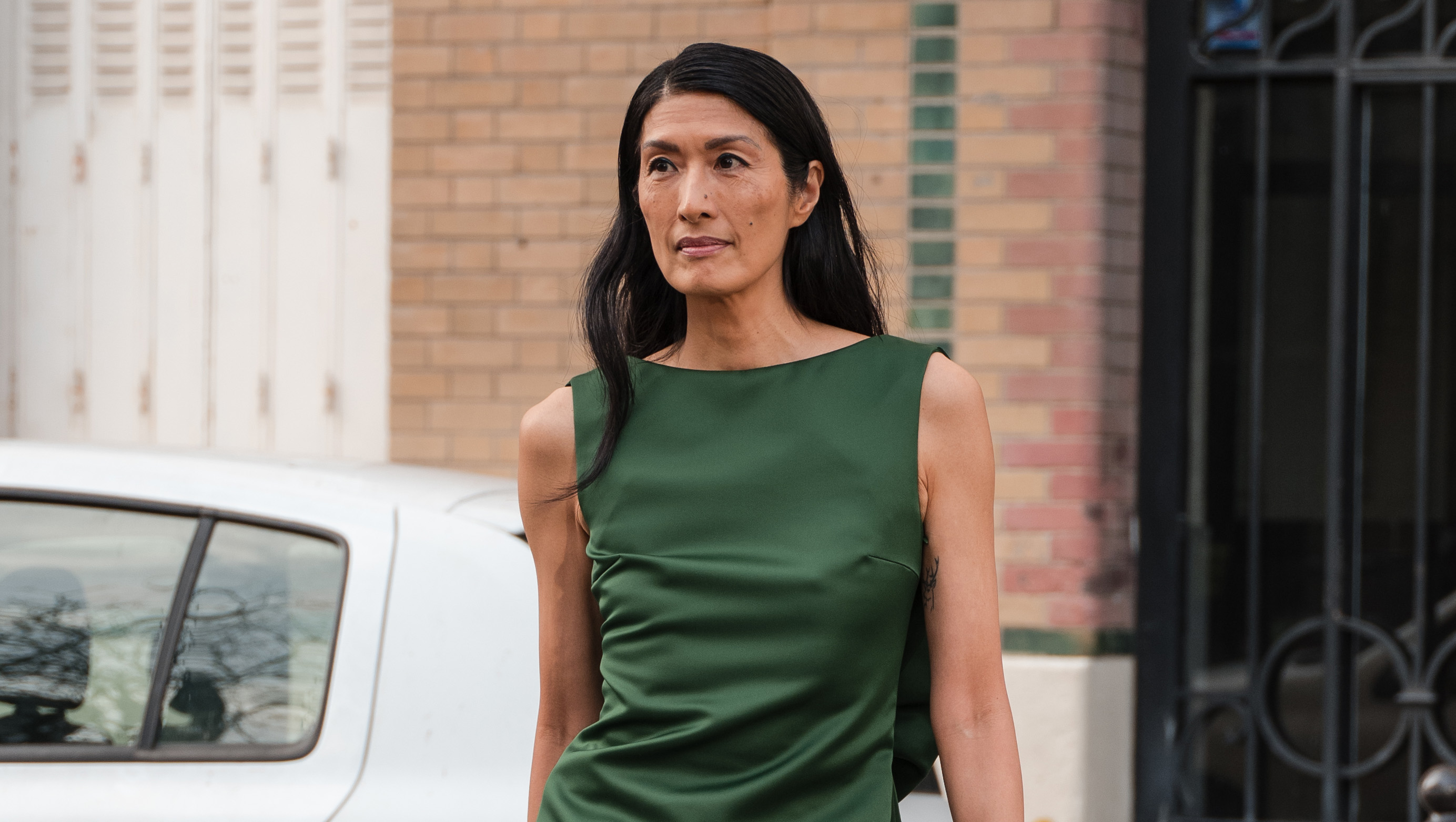 Boat neck tops are a quietly luxurious trend and an elegant closet staple that offers full coverage without feeling frumpy.