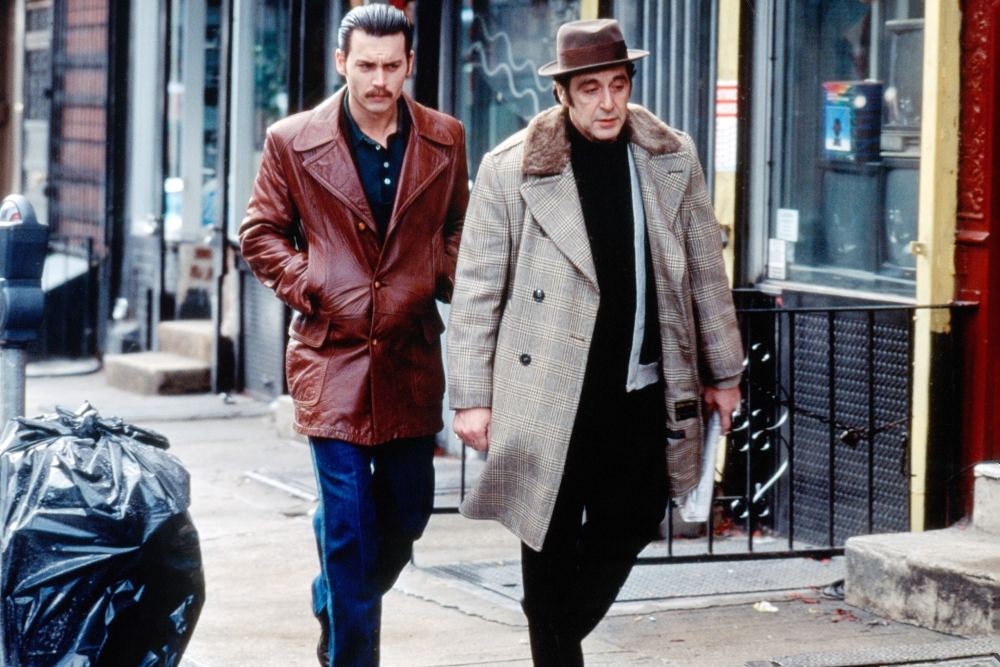 Johnny Depp and Al Pacino in Donnie Brasco