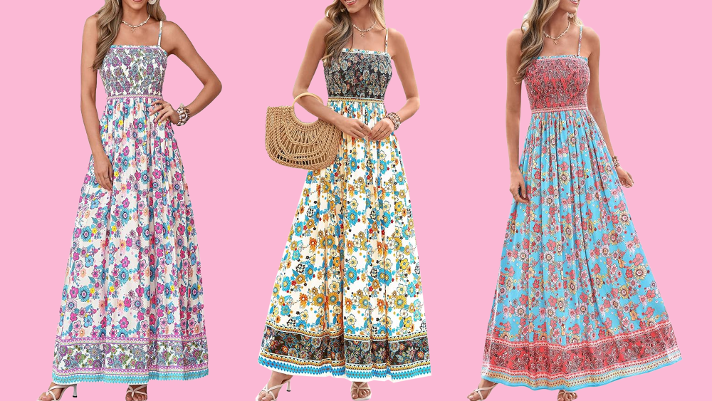 This Floral Maxi Dress Looks Like a European Vacation Find