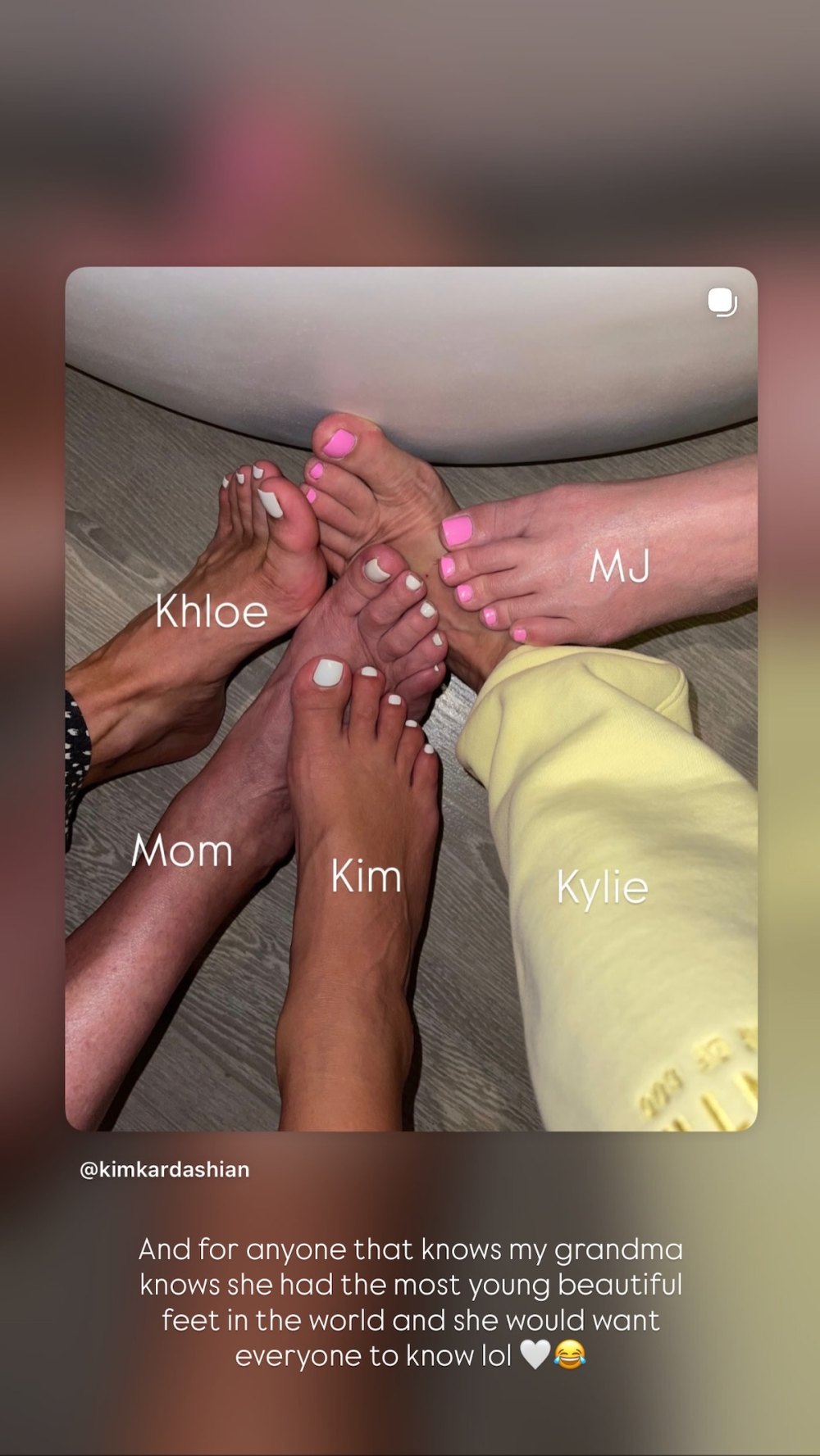 Kim Kardashian Defends Sharing Photo of Grandma's Foot After Death: ‘She Would Want Everyone to Know’