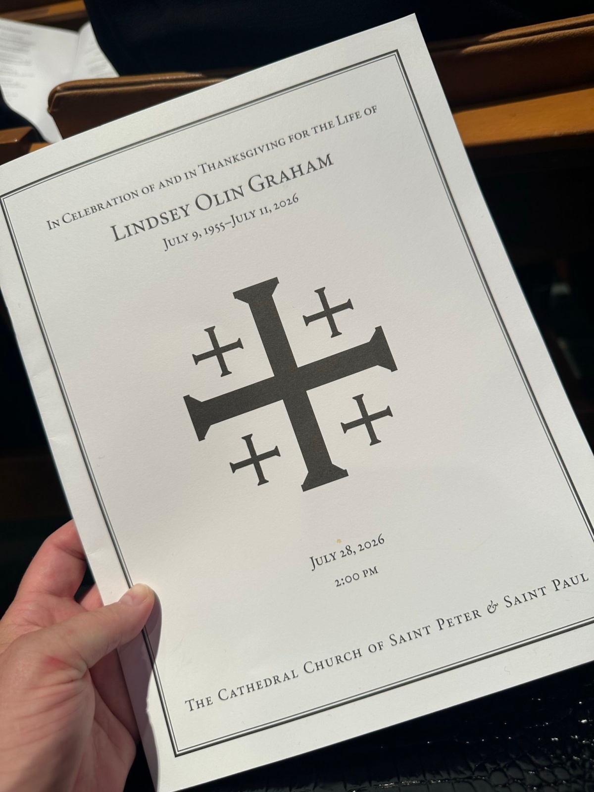 Meghan McCain Attends Sen. Lindsey Graham's Funeral After ‘Complex’ Bond