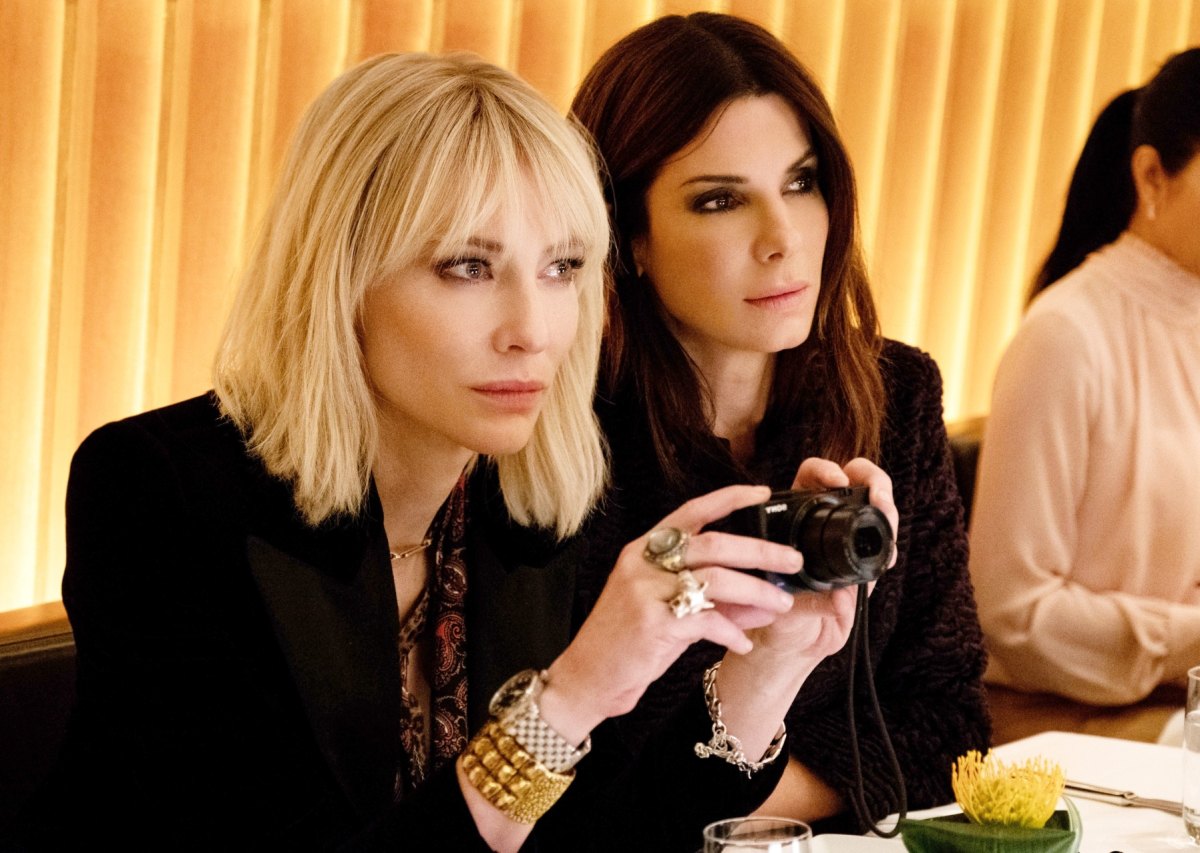 Sandra Bullock, Cate Blanchett in Ocean's Eight