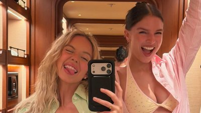 Sydney Sweeney Shows Off a Push-Up Bra and Black Underwear