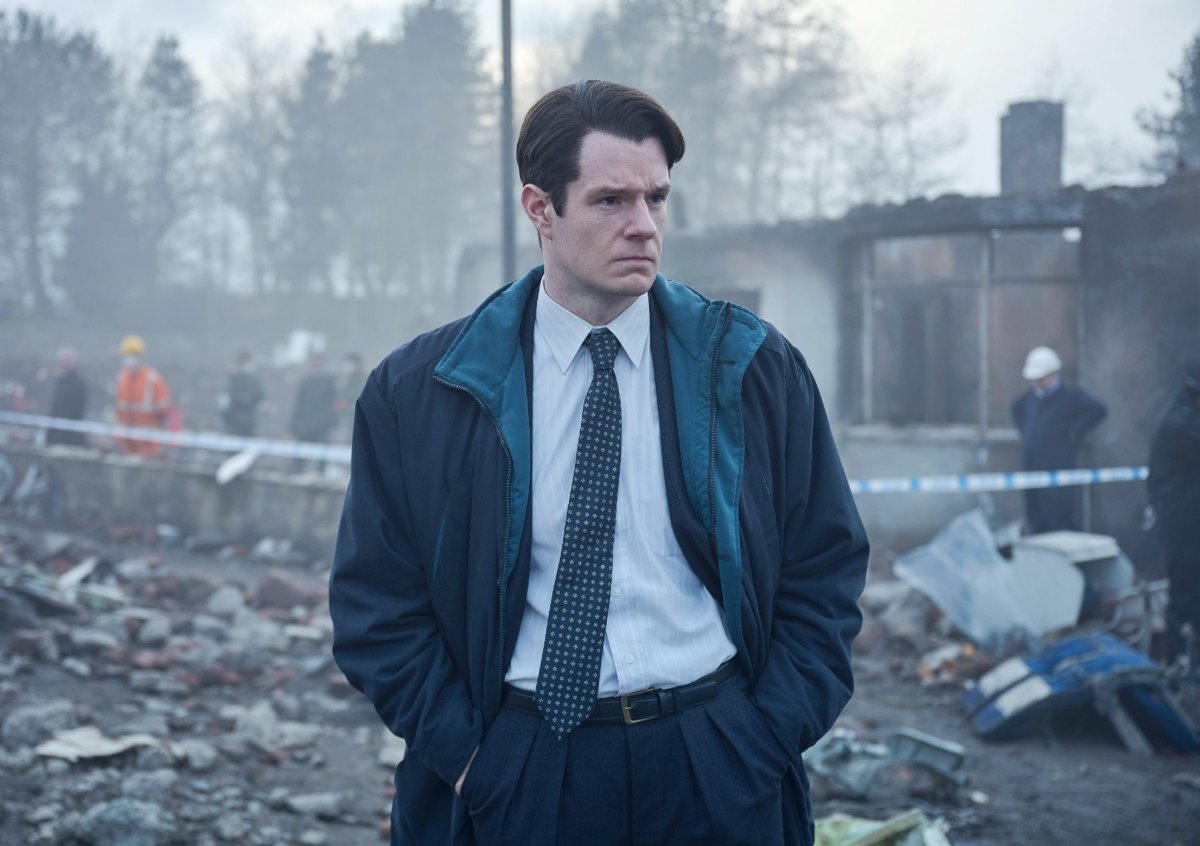 Connor Swindells as DS Ed McCusker in The Bombing of Pan Am 103