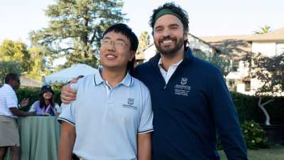 Aaron Chen, Jake Johnson in The Dink