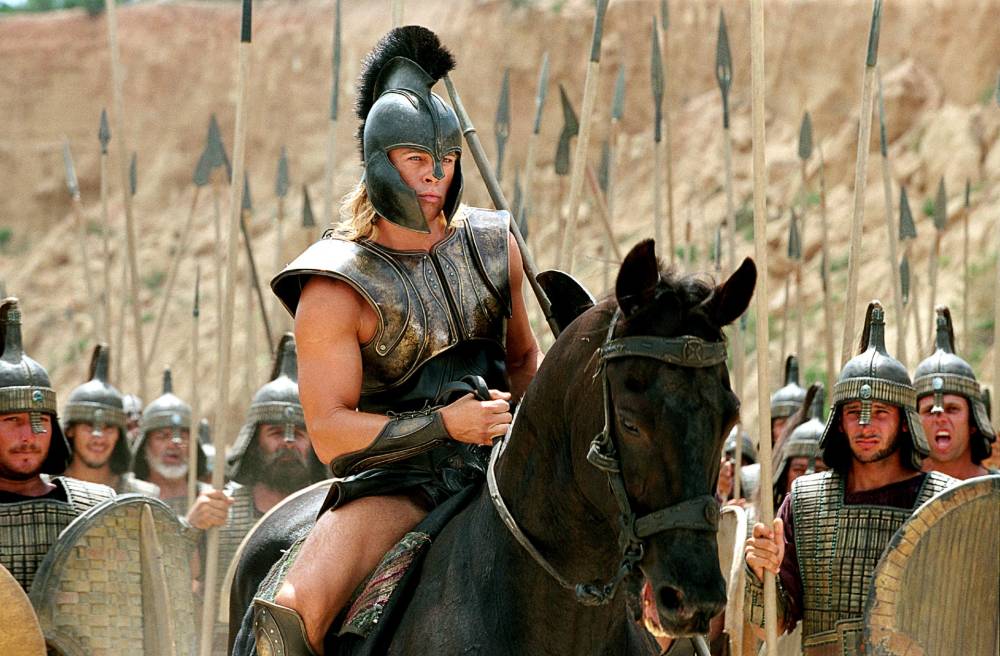Brad Pitt in Troy