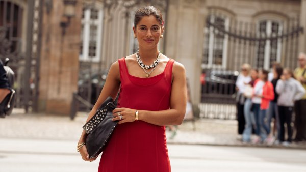walmart-new-arrivals-summer COPENHAGEN, DENMARK - AUGUST 08: A guest wears long red sheer maxi dress, black bag, silver layered necklaces, red scrunchy for hair is seen outside the Gestuz show during day four of the Copenhagen Fashion Week (CPHFW) SS25 on August 08, 2024 in Copenhagen, Denmark. (Photo by Raimonda Kulikauskiene/Getty Images)
