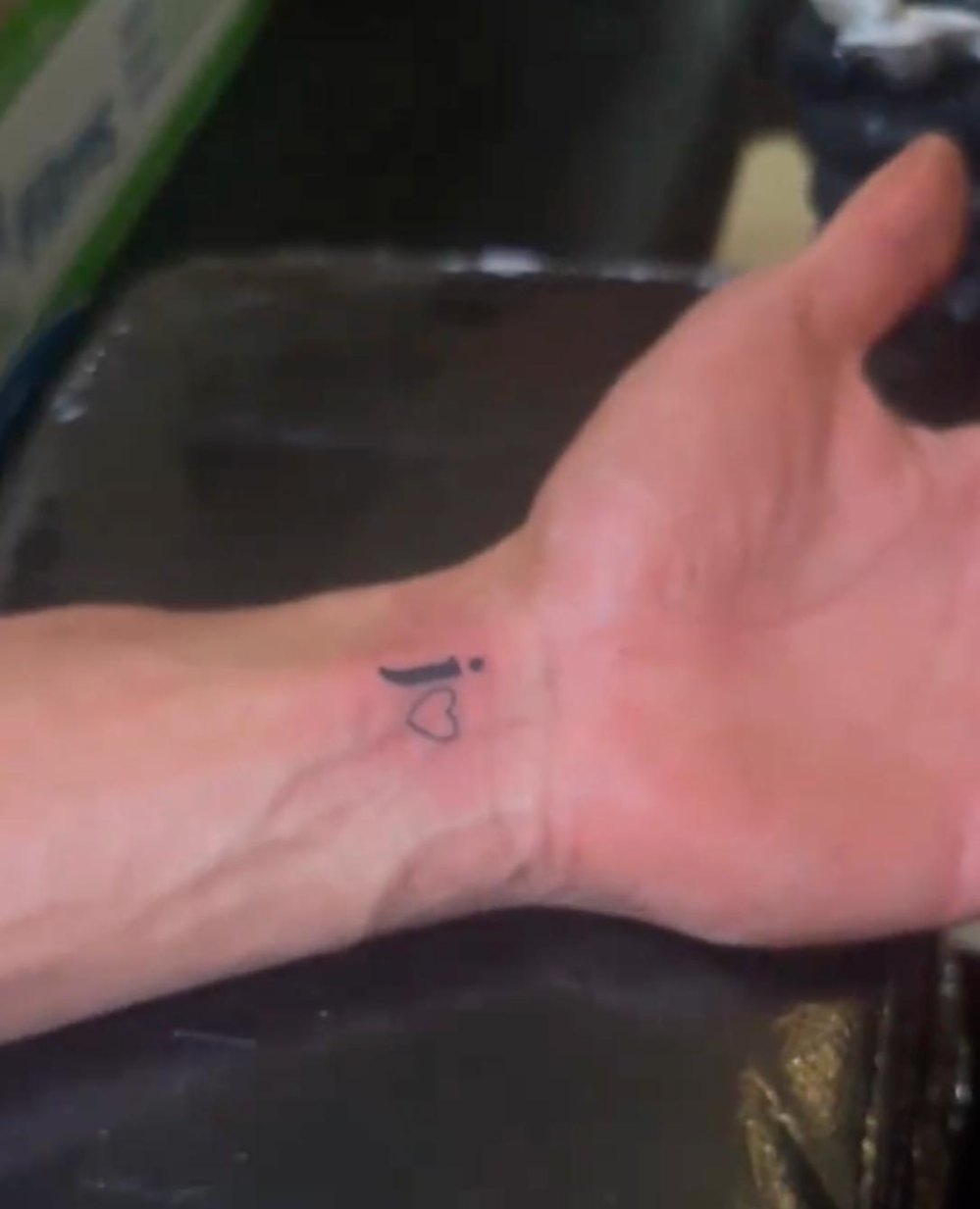 Marciano Brunette Gets Tattoo for Jessi Draper
