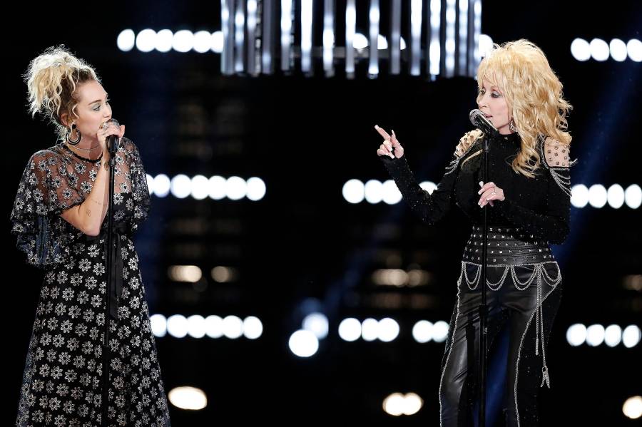 2017 Miley Cyrus Dolly Parton Through the Years
