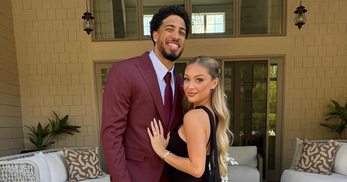 NBA Star Tyrese Haliburton and Jade Jones Have Wedding Ceremony, Show Off Their New Rings NBA Star Tyrese Haliburton and Jade Jones Have Wedding Ceremony, Show Off Their New Rings