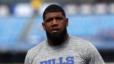 GettyImages-1686818049 Buffalo Bills Head Coach Sends Support to Ed Oliver After His 2-Year-Old Sons Death