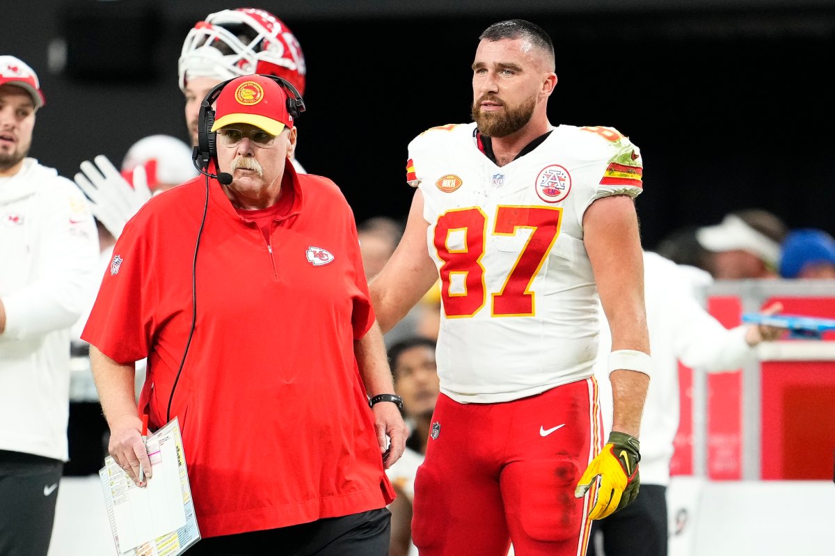 Chiefs Coach Andy Reid Dismisses Talk of Travis Kelces Dad Bod After Wedding