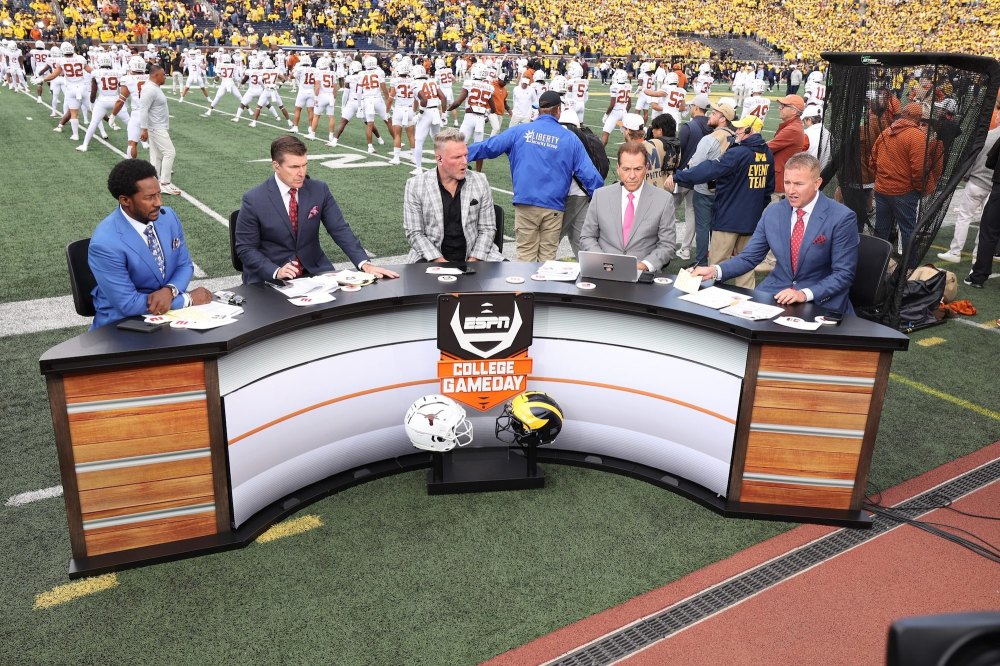 GettyImages-2170692742 Friction With Pat McAfee Causes Producer to Leave ESPN College Gameday Report