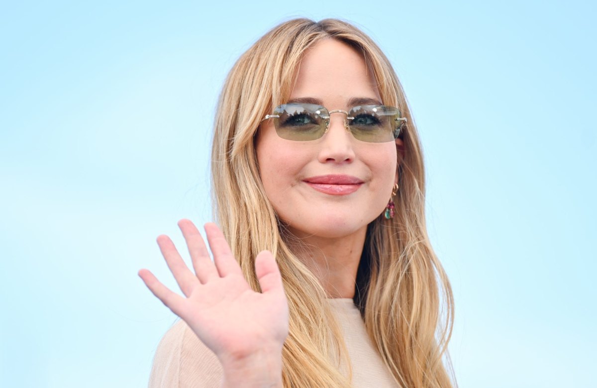Jennifer Lawrence attends the "Die My Love" photocall at the 78th annual Cannes Film Festival at Palais des Festivals on May 18, 2025 in Cannes, France.