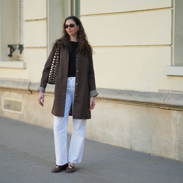 brown flat shoes