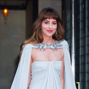 Dakota Johnson heads to the 'TIME100 Gala' on April 23, 2026 in New York City.