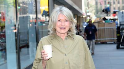 Martha Stewart is seen at the "Today" show on July 15, 2026 in New York City.