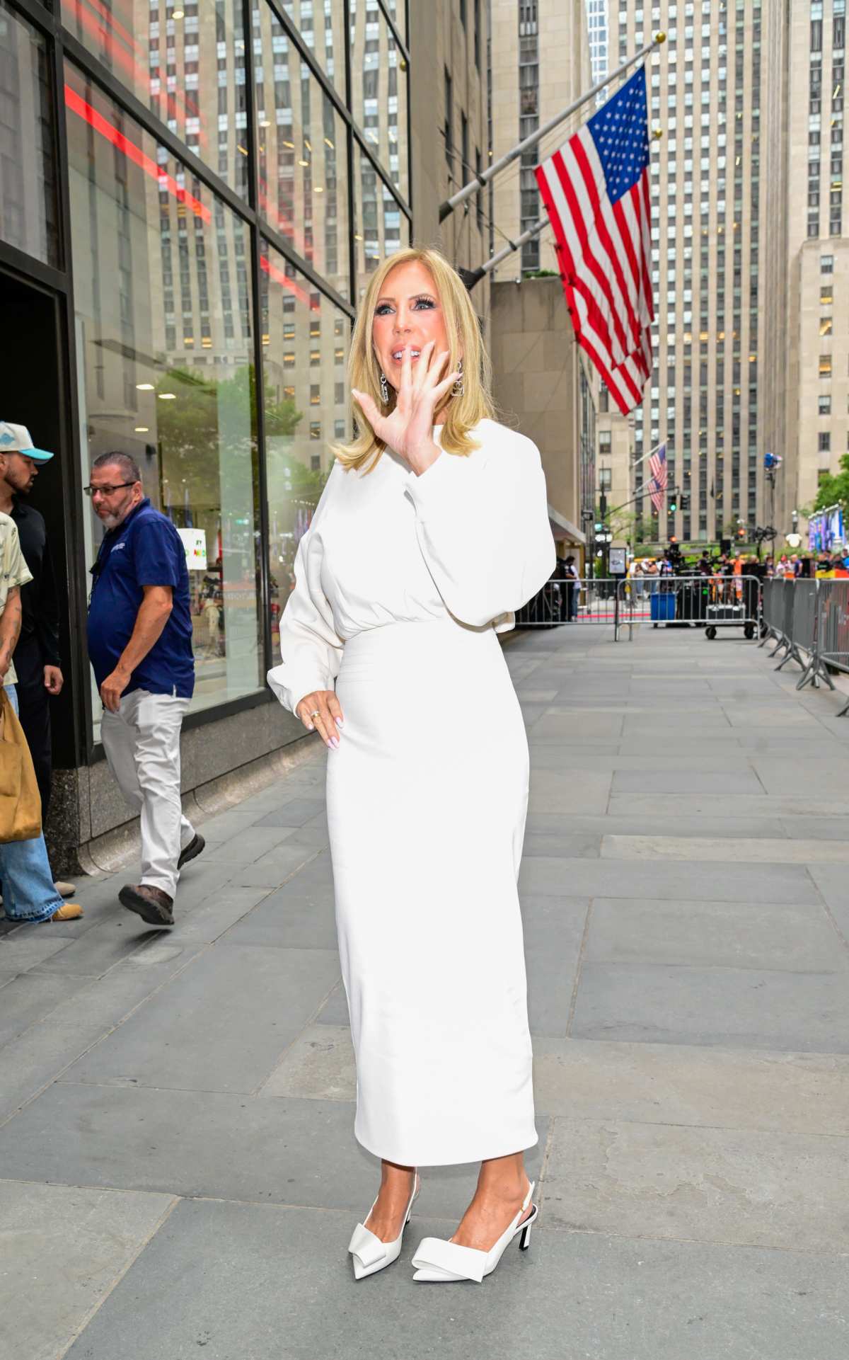 Vicki Gunvalson is seen outside "NBC Studio: on August 05, 2026 in New York City.
