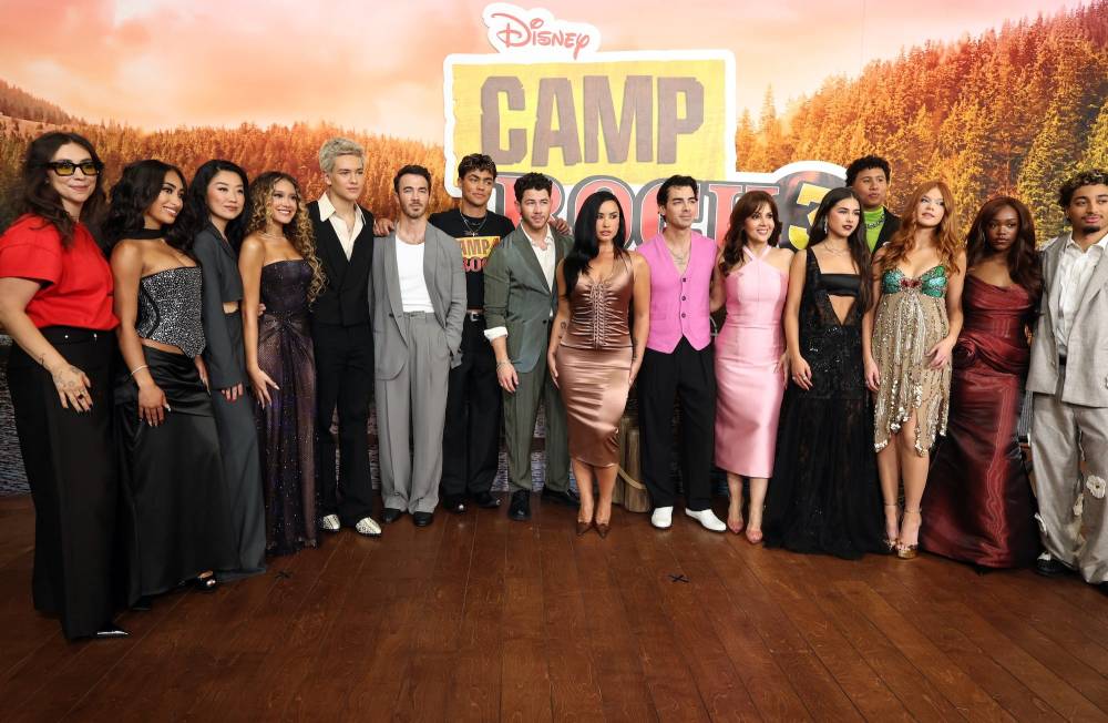 GettyImages-2289941717 Demi Lovato Reunites With Ex Joe Jonas and Jonas Brothers for Camp Rock 3