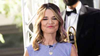 Savannah Guthrie is seen at the "Today" show summer concert series on August 20, 2026 in New York City.