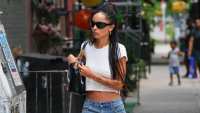 Zoe Kravitz is seen on August 22, 2026 in New York City.