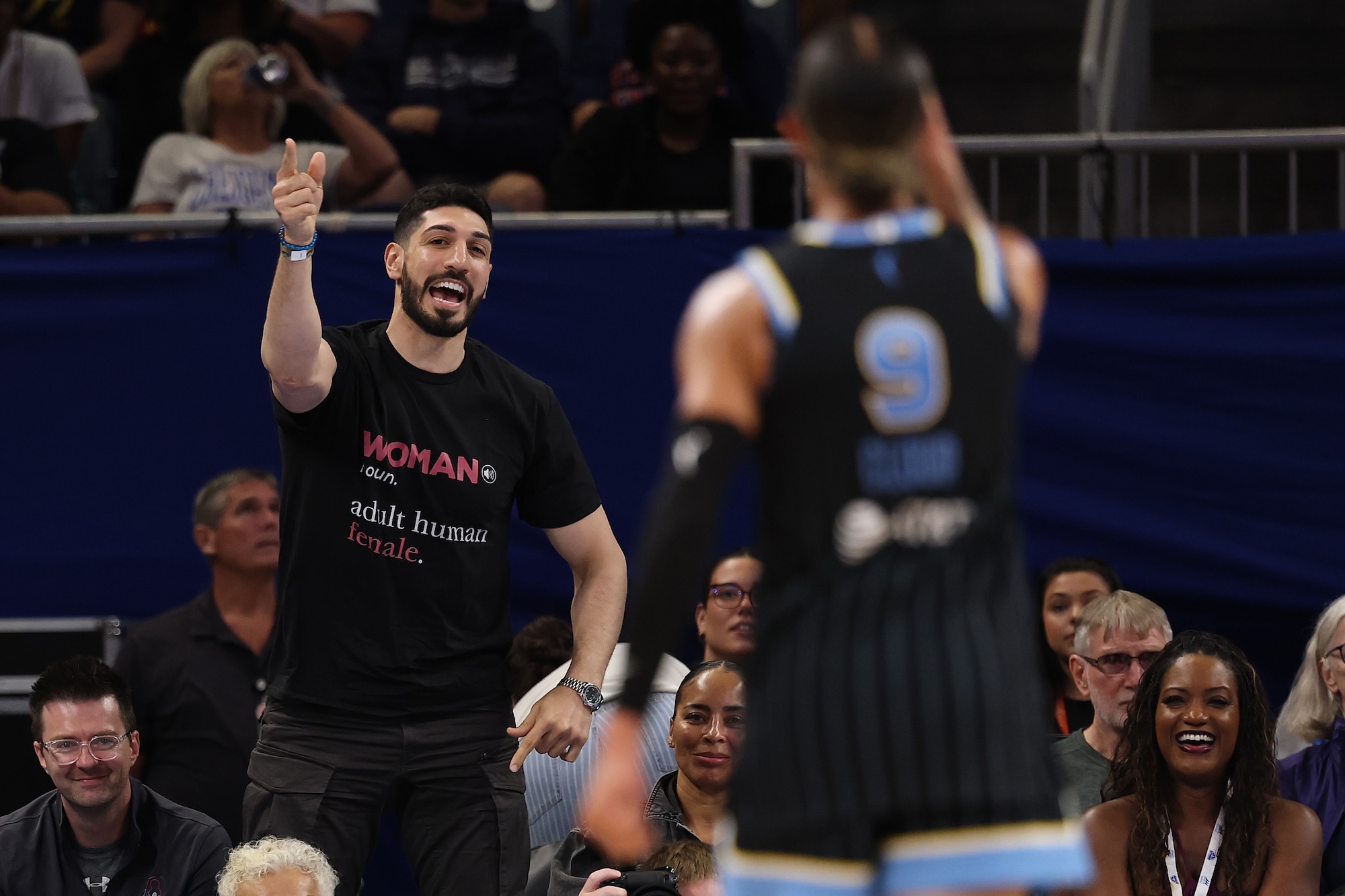 NBA Players Rip Enes Kanter Freedom for WNBA Game Stunt