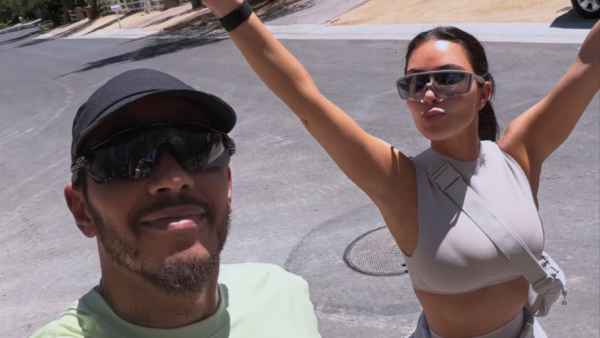 Lewis Hamilton Shares New Photos With Girlfriend Kim Kardashian Amid Racing Recharge Feature