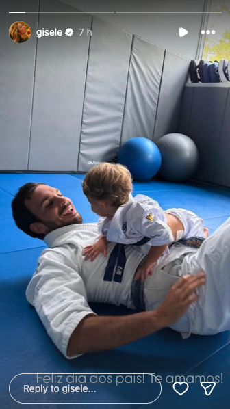 Gisele Bundchen Shares Photo of Husband and Son in Matching Jiu-Jitsu Uniforms