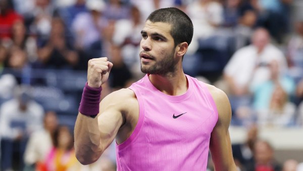 Carlos Alcaraz at the 2025 U.S. Open Men's Final