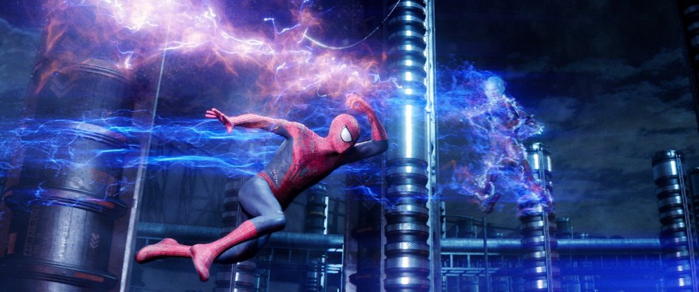 Andrew Garfield in The Amazing Spider-Man 2.