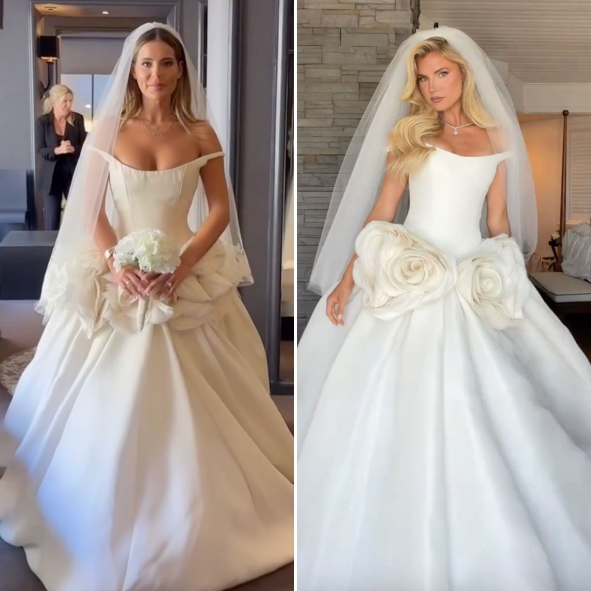 Brielle Biermann Denies Shading Brigette Pheloung’s Dress