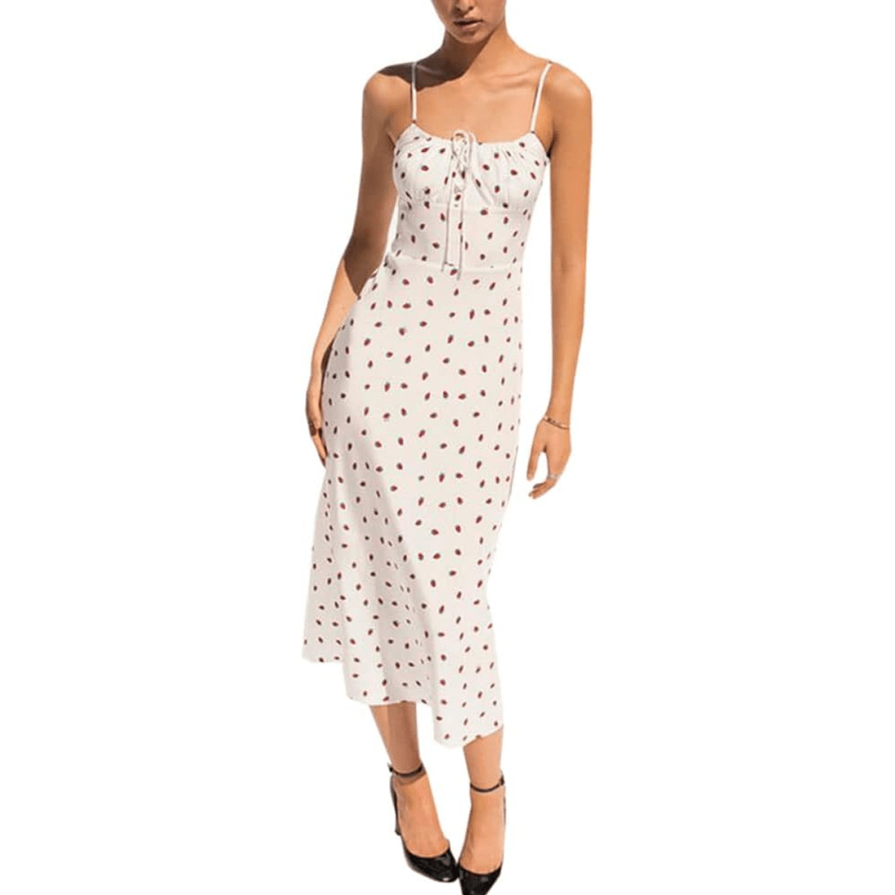 Snllz Polka Dot Maxi Dress