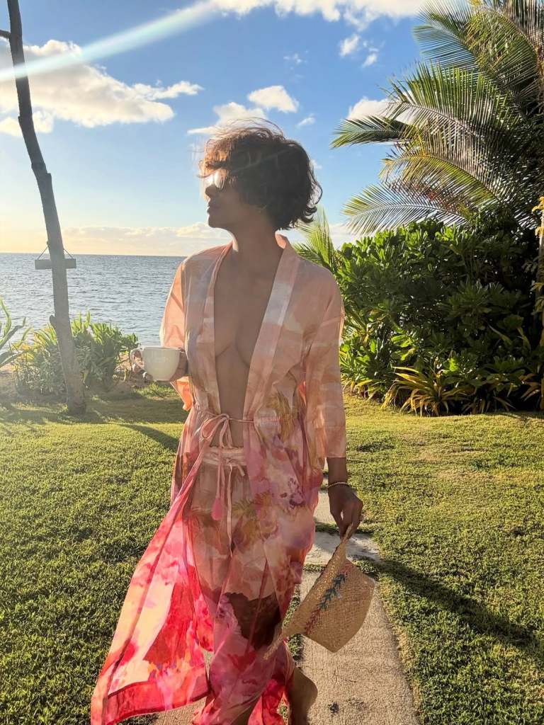 Halle Berry Goes Topless in Sheer Beach Cover-Up on Tropical Getaway in Fiji Halle Berry Goes Topless in Sheer Beach Cover-Up on Tropical Getaway in Fiji
