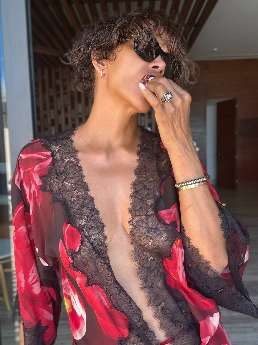 Halle Berry Goes Braless in Sheer Lace Cover Ahead of Milestone 60th Birthday: 'Don't Give a F***'