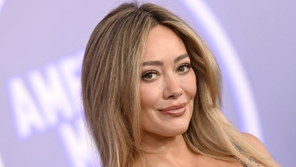 LAS VEGAS, NEVADA - MAY 25: EDITORIAL USE ONLY Hilary Duff attends the 52nd American Music Awards at MGM Grand Garden Arena on May 25, 2026 in Las Vegas, Nevada. (Photo by Axelle/Bauer-Griffin/FilmMagic)