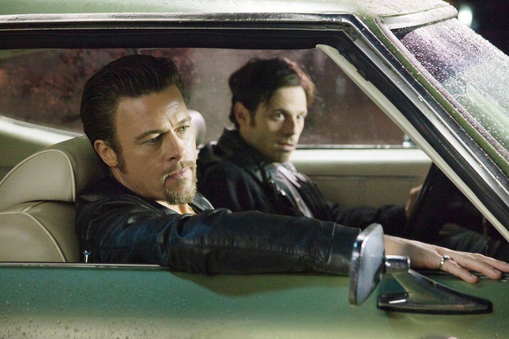Brad Pitt and Scoot McNairy in Killing Them Softly