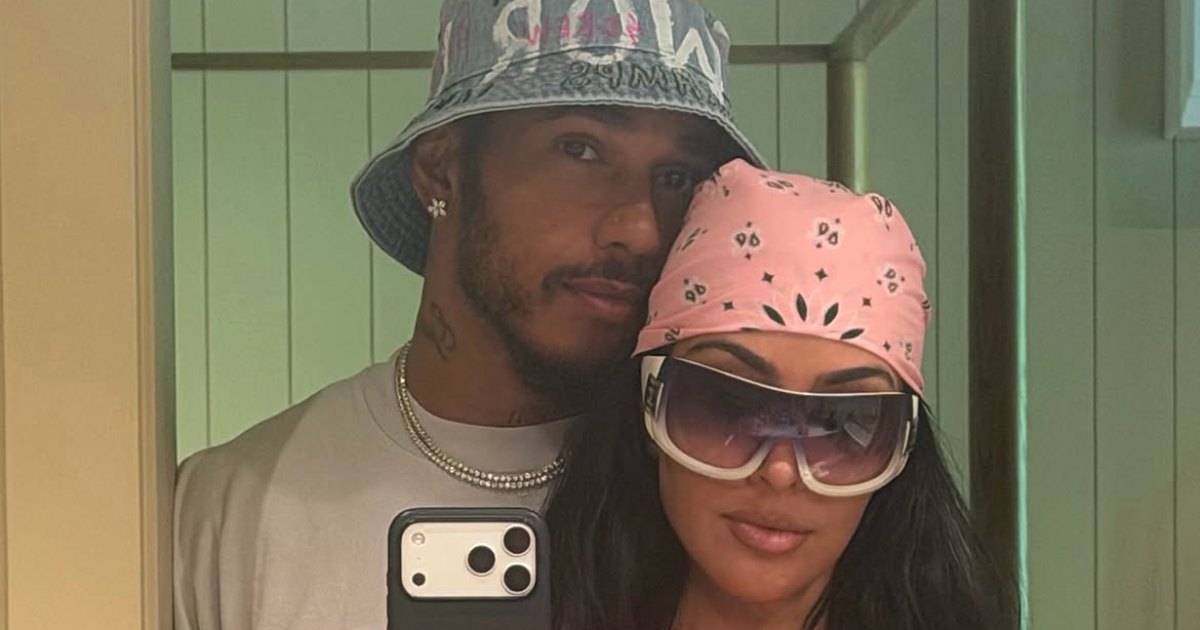 Kim Kardashian, Lewis Hamilton Wear Couple-Coordinated Look Kim Kardashian, Lewis Hamilton Wear Couple-Coordinated Look
