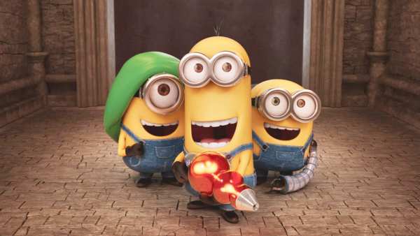 Stuart, Bob, Kevin in Minions